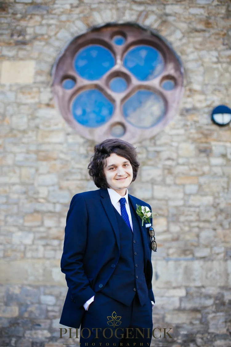 Anne and Mike's marquee wedding in Richmond, North Yorkshire — photo 17 of 57