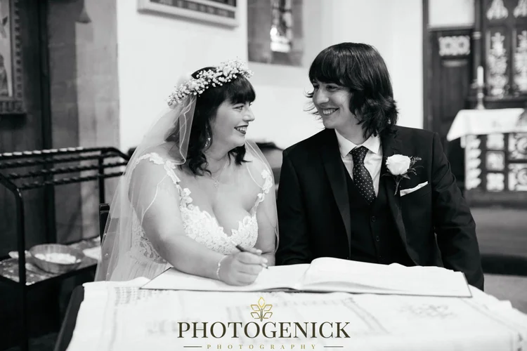 Anne and Mike's marquee wedding in Richmond, North Yorkshire — photo 23 of 57