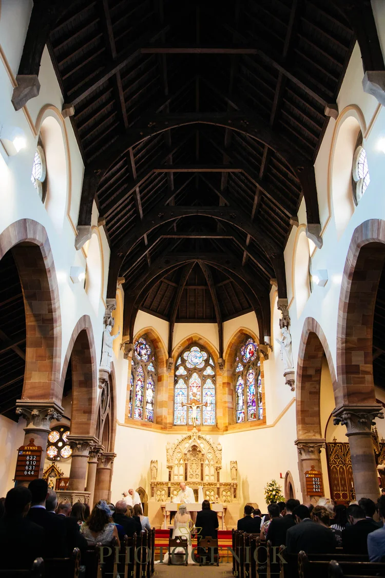 Anne and Mike's marquee wedding in Richmond, North Yorkshire — photo 24 of 57