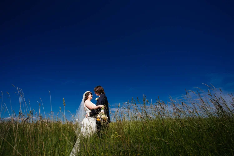 Anne and Mike's marquee wedding in Richmond, North Yorkshire — photo 32 of 57