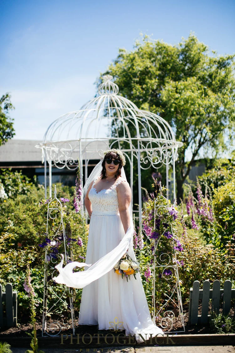 Anne and Mike's marquee wedding in Richmond, North Yorkshire — photo 31 of 57