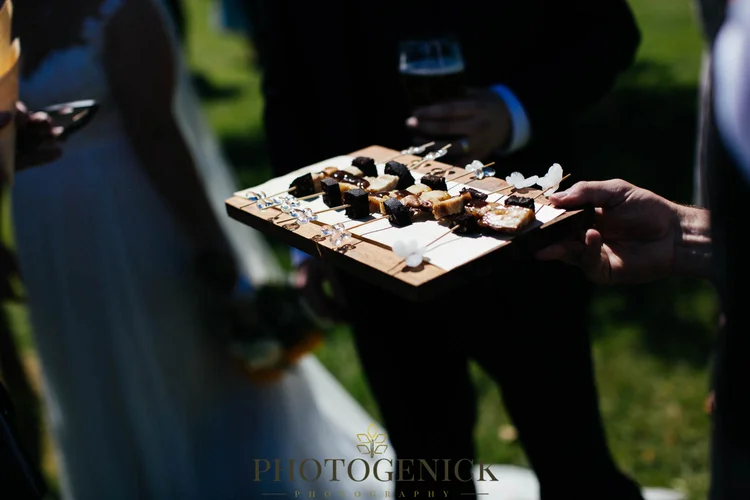 Anne and Mike's marquee wedding in Richmond, North Yorkshire — photo 35 of 57