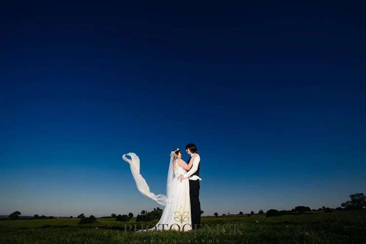 Anne and Mike's marquee wedding in Richmond, North Yorkshire — photo 48 of 57