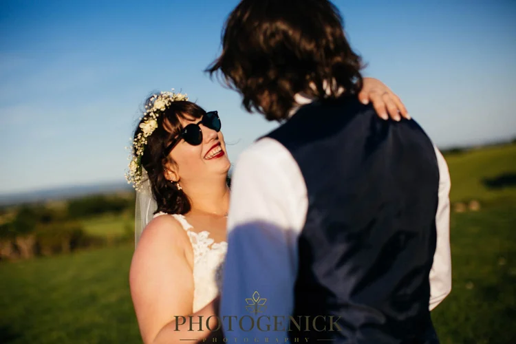 Anne and Mike's marquee wedding in Richmond, North Yorkshire — photo 49 of 57