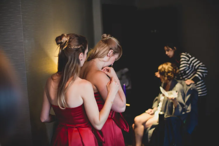 Lisa and Rob's London wedding at St Lawrence Jewry and MC Motors — photo 16 of 146