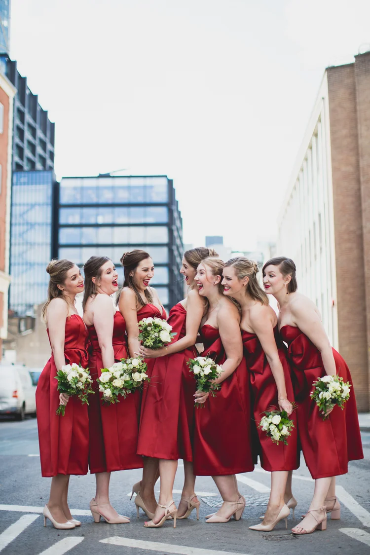 Lisa and Rob's London wedding at St Lawrence Jewry and MC Motors — photo 18 of 146