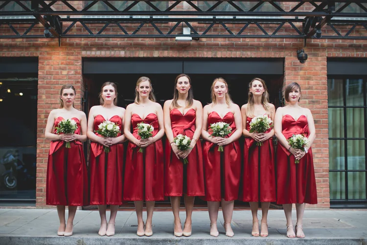 Lisa and Rob's London wedding at St Lawrence Jewry and MC Motors — photo 30 of 146