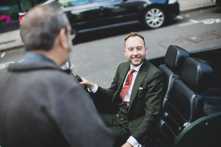 Lisa and Rob's London wedding at St Lawrence Jewry and MC Motors — photo 35 of 146