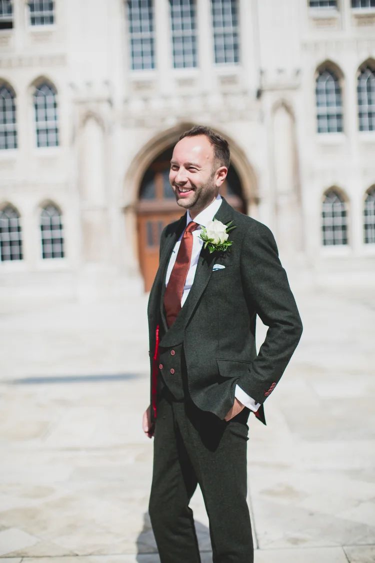 Lisa and Rob's London wedding at St Lawrence Jewry and MC Motors — photo 41 of 146