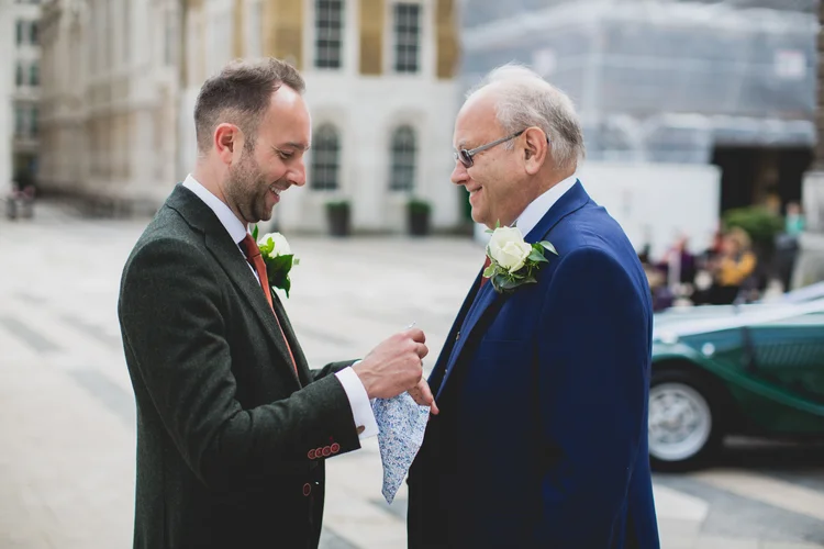Lisa and Rob's London wedding at St Lawrence Jewry and MC Motors — photo 54 of 146