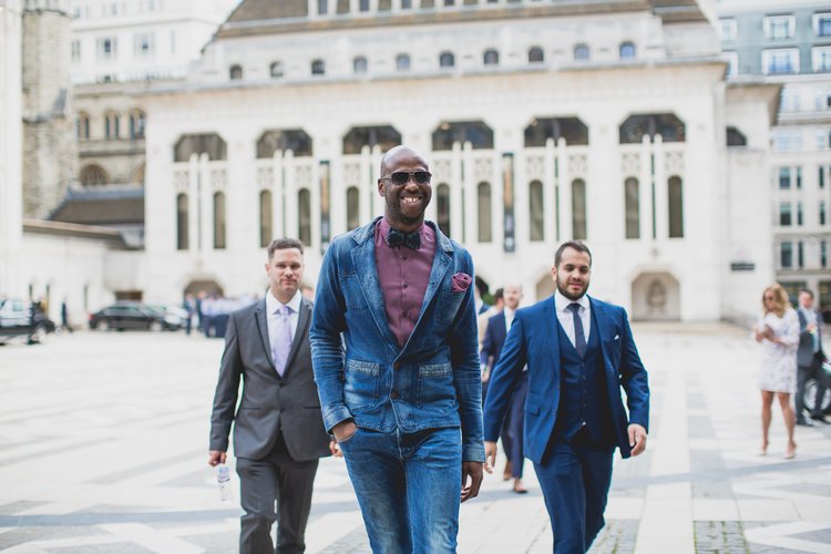 Lisa and Rob's London wedding at St Lawrence Jewry and MC Motors — photo 55 of 146