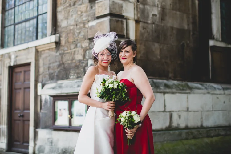 Lisa and Rob's London wedding at St Lawrence Jewry and MC Motors — photo 61 of 146