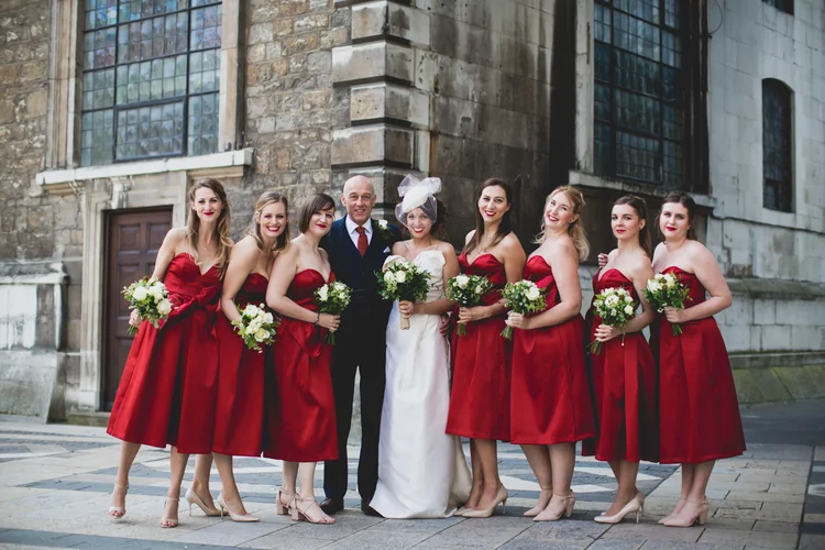 Lisa and Rob's London wedding at St Lawrence Jewry and MC Motors — photo 64 of 146