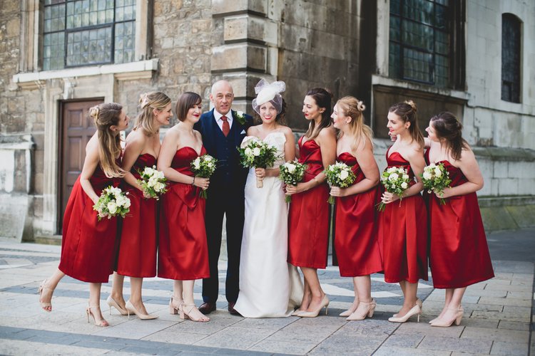 Lisa and Rob's London wedding at St Lawrence Jewry and MC Motors — photo 65 of 146
