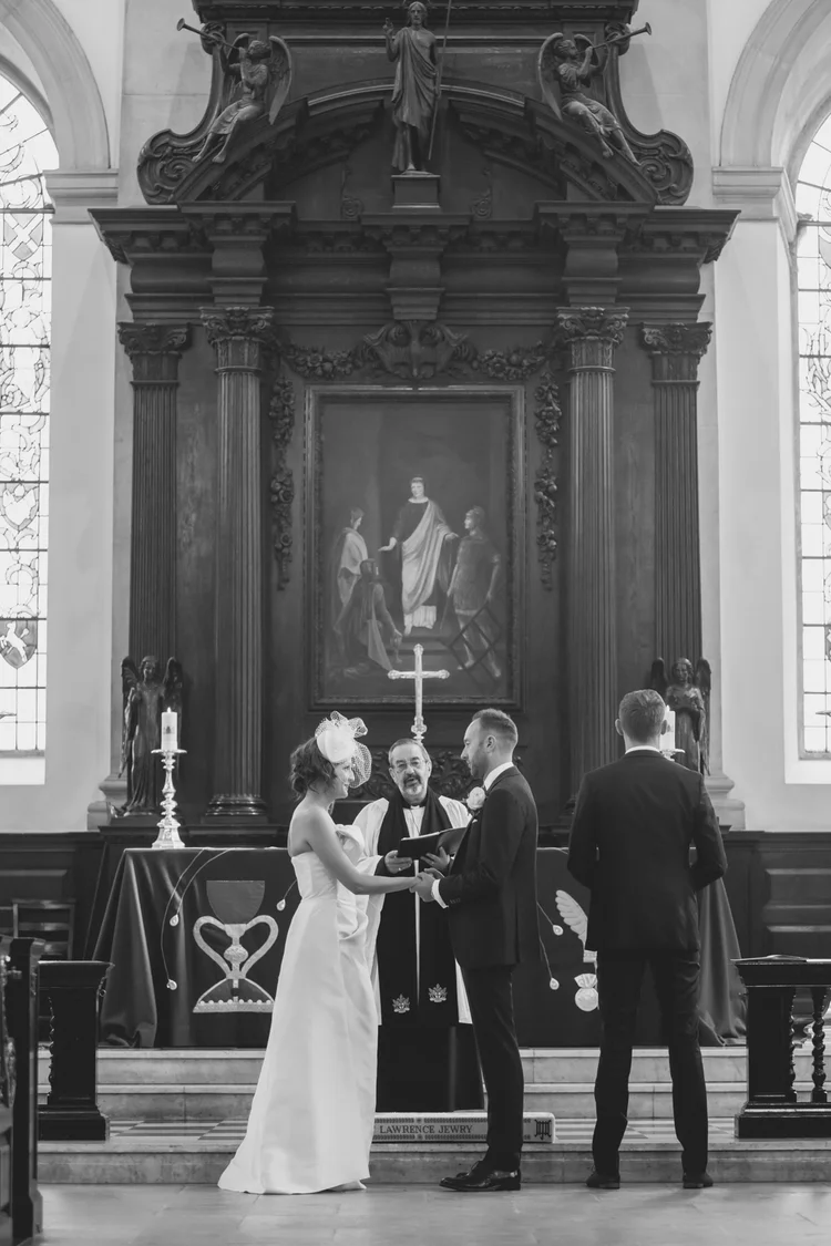 Lisa and Rob's London wedding at St Lawrence Jewry and MC Motors — photo 70 of 146