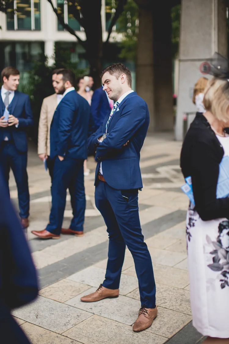 Lisa and Rob's London wedding at St Lawrence Jewry and MC Motors — photo 79 of 146