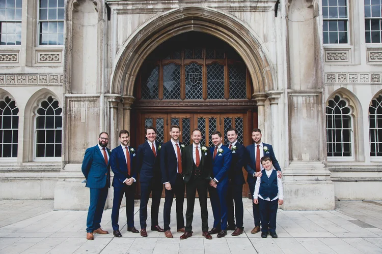 Lisa and Rob's London wedding at St Lawrence Jewry and MC Motors — photo 85 of 146