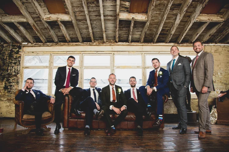 Lisa and Rob's London wedding at St Lawrence Jewry and MC Motors — photo 109 of 146