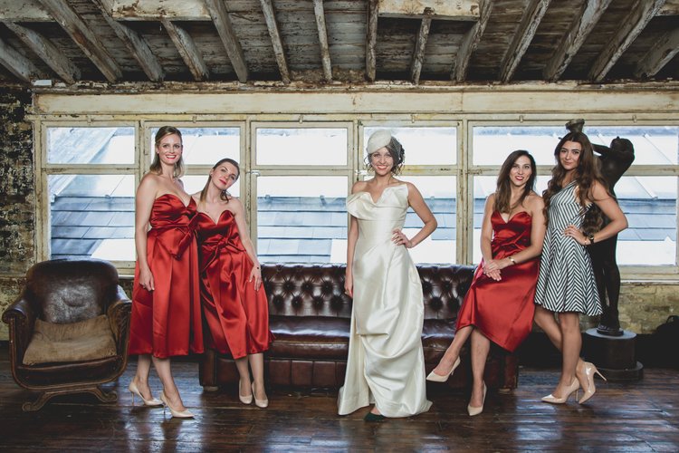 Lisa and Rob's London wedding at St Lawrence Jewry and MC Motors — photo 111 of 146