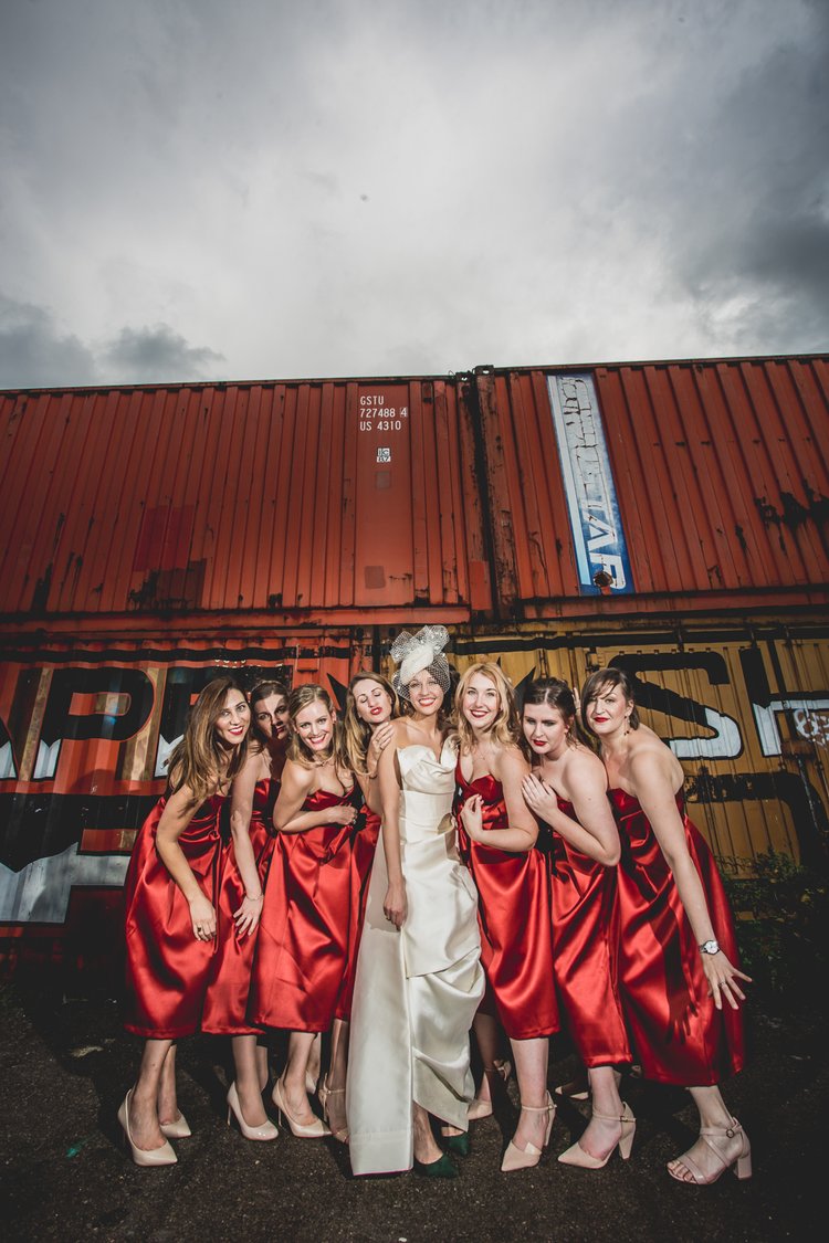 Lisa and Rob's London wedding at St Lawrence Jewry and MC Motors — photo 117 of 146