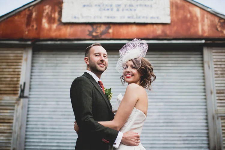 Lisa and Rob's London wedding at St Lawrence Jewry and MC Motors — photo 120 of 146