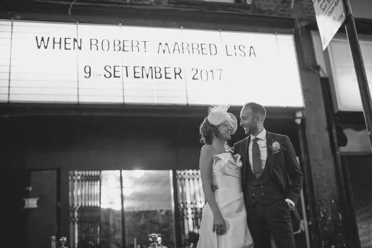 Lisa and Rob's London wedding at St Lawrence Jewry and MC Motors — photo 138 of 146