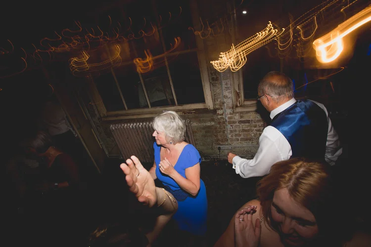 Lisa and Rob's London wedding at St Lawrence Jewry and MC Motors — photo 141 of 146