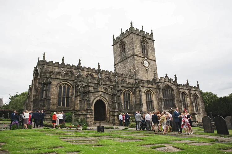 Sarah and Andy's wedding at Ecclesfield Church and Wortley Hall — photo 25 of 97