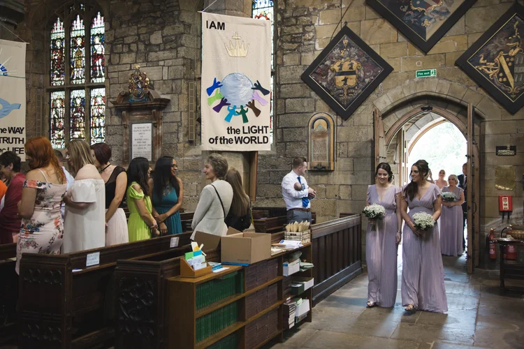 Sarah and Andy's wedding at Ecclesfield Church and Wortley Hall — photo 36 of 97