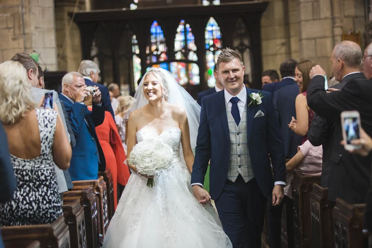Sarah and Andy's wedding at Ecclesfield Church and Wortley Hall — photo 45 of 97