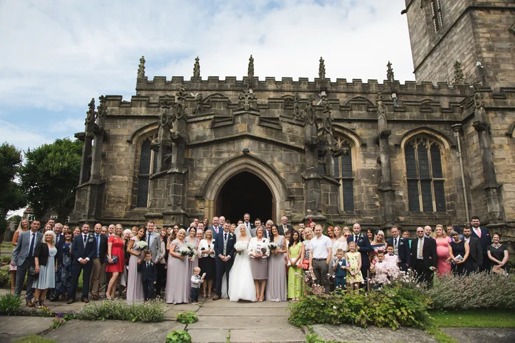 Sarah and Andy's wedding at Ecclesfield Church and Wortley Hall — photo 49 of 97