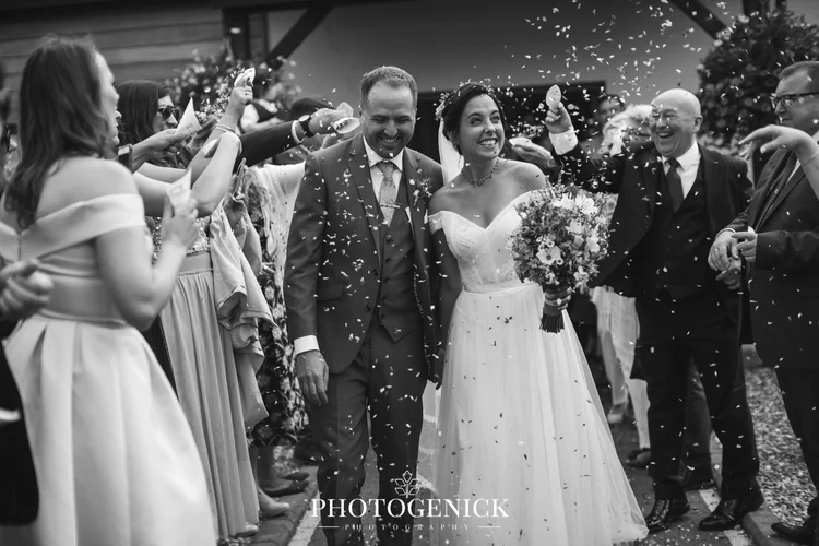 Hannah and Mike's wedding at Oldwalls Gower, Wales — photo 28 of 71