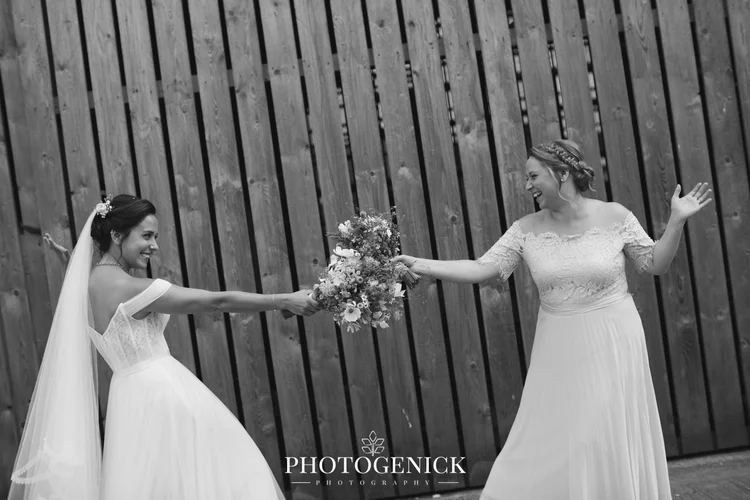 Hannah and Mike's wedding at Oldwalls Gower, Wales — photo 33 of 71