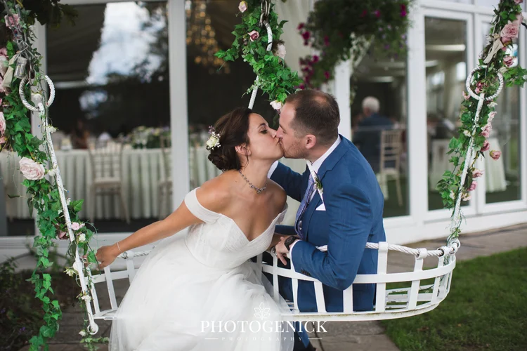 Hannah and Mike's wedding at Oldwalls Gower, Wales — photo 56 of 71