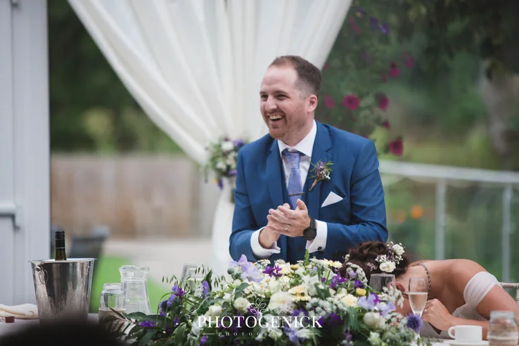 Hannah and Mike's wedding at Oldwalls Gower, Wales — photo 59 of 71