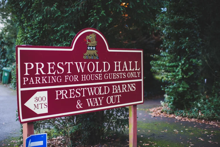 Lisa and Mike's winter wedding at Prestwold Hall, Leicestershire — photo 1 of 89