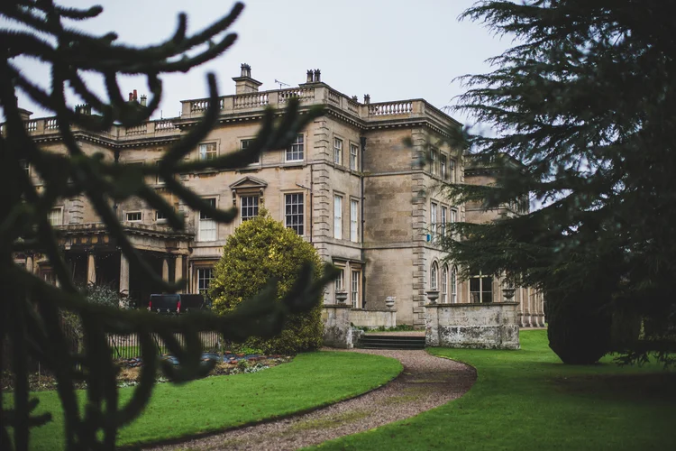 Lisa and Mike's winter wedding at Prestwold Hall, Leicestershire — photo 2 of 89