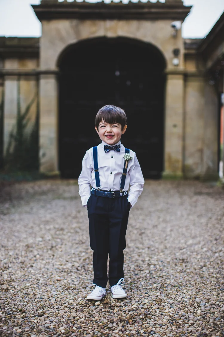 Lisa and Mike's winter wedding at Prestwold Hall, Leicestershire — photo 15 of 89