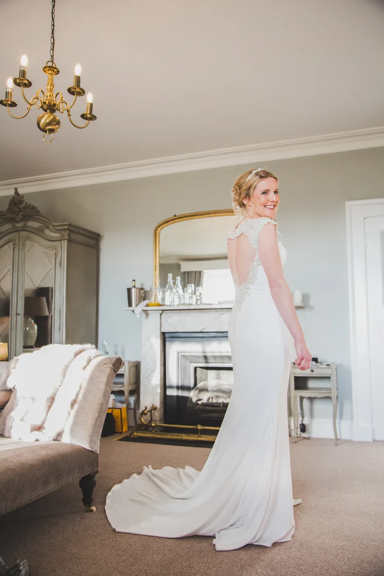 Lisa and Mike's winter wedding at Prestwold Hall, Leicestershire — photo 23 of 89