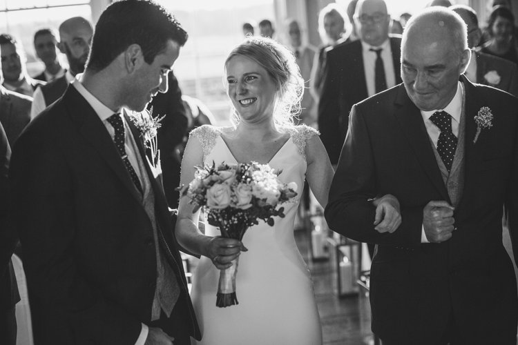 Lisa and Mike's winter wedding at Prestwold Hall, Leicestershire — photo 34 of 89