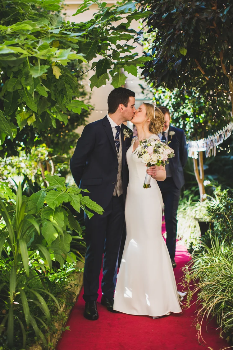 Lisa and Mike's winter wedding at Prestwold Hall, Leicestershire — photo 45 of 89
