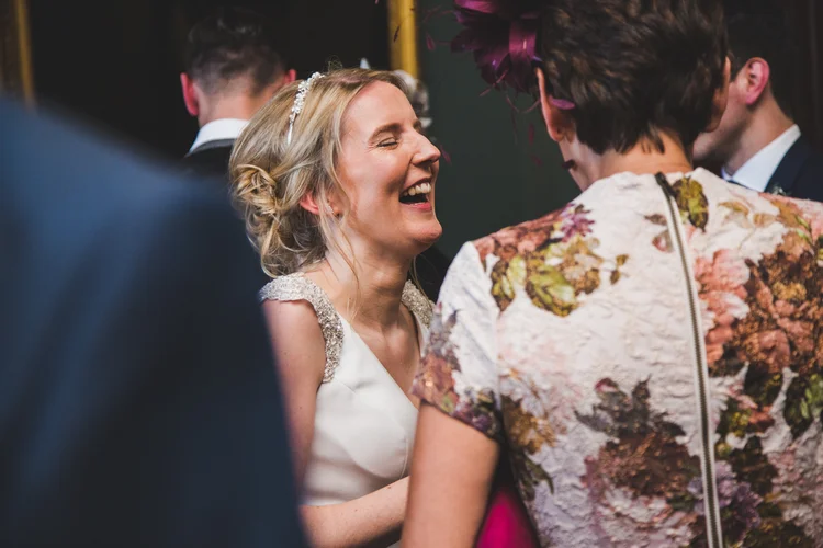 Lisa and Mike's winter wedding at Prestwold Hall, Leicestershire — photo 49 of 89