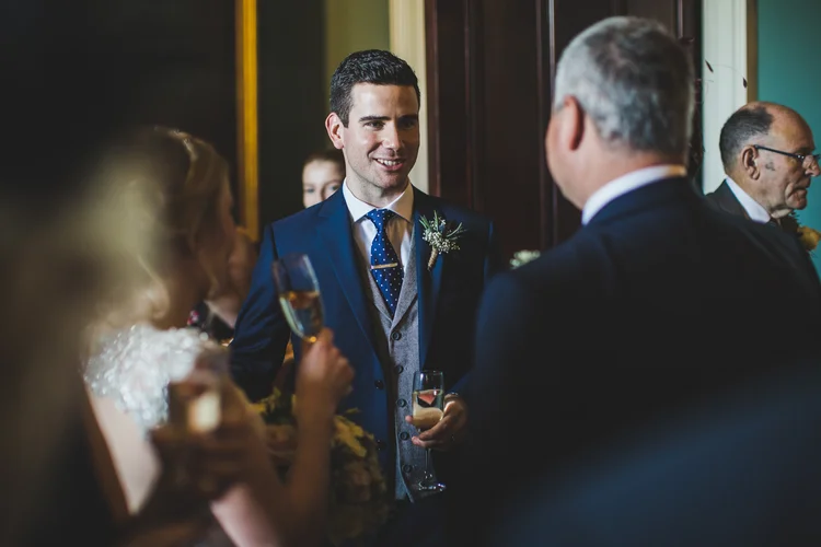 Lisa and Mike's winter wedding at Prestwold Hall, Leicestershire — photo 51 of 89