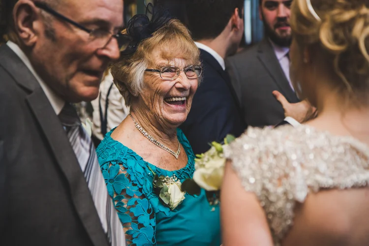 Lisa and Mike's winter wedding at Prestwold Hall, Leicestershire — photo 53 of 89