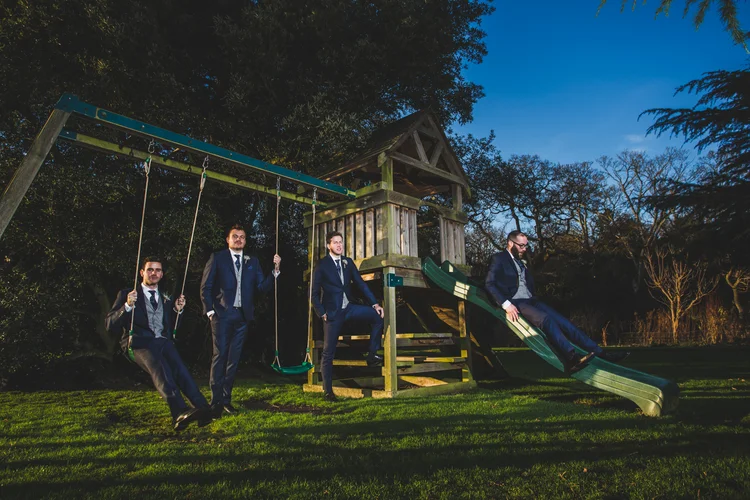 Lisa and Mike's winter wedding at Prestwold Hall, Leicestershire — photo 60 of 89