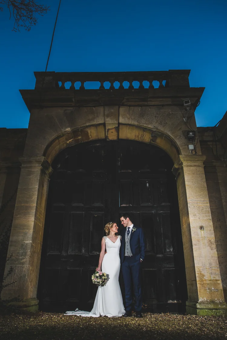 Lisa and Mike's winter wedding at Prestwold Hall, Leicestershire — photo 62 of 89
