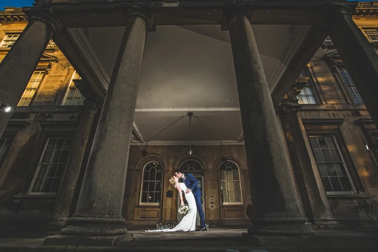 Lisa and Mike's winter wedding at Prestwold Hall, Leicestershire — photo 64 of 89