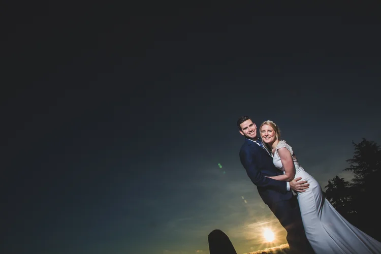 Lisa and Mike's winter wedding at Prestwold Hall, Leicestershire — photo 69 of 89