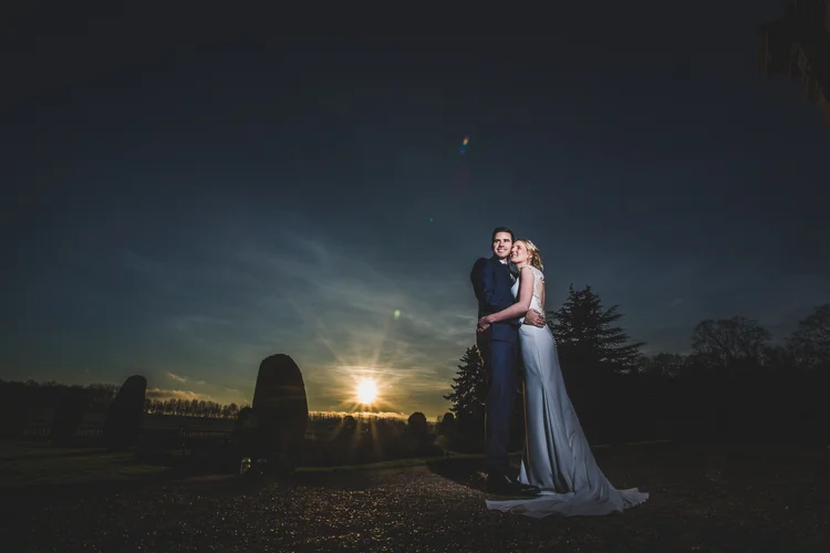 Lisa and Mike's winter wedding at Prestwold Hall, Leicestershire — photo 68 of 89