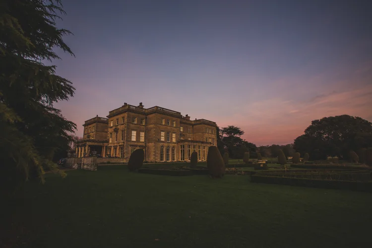 Lisa and Mike's winter wedding at Prestwold Hall, Leicestershire — photo 70 of 89